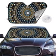thumbnail image 2 of Kdxio Dot Mandala Print Windshield Sun Shade,UV Rays and Sun Heat Protection,Sunshade for Car Windshield,Car Shade Front Windshield -, 2 of 6
