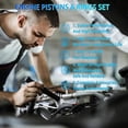 thumbnail image 5 of NAVOROGE EA888 1.8T Engine 2 Piston Assembly (4 Pistons w/ Pin Buckle Rings Piston Rings), 5 of 5