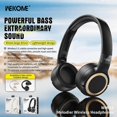 thumbnail image 5 of K8Y WEKOME WM-12 Over Ear Bluetooth-Compatible Headphones Wireless w1Z 40mm Drivers Hi-Fi Sound Head, 5 of 5