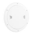 thumbnail image 2 of 9.84in Deck Plate Round White Anti UV Corrosion Resistant Boat Inspection Hatch Cover Replacement, 2 of 5