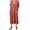 Watermelon Red, variant on Drses Womens Wedding Guest Dress Spring And Summer V-Neck Solid Casual Short Sleeved Dress Cocktail Dresses For Women