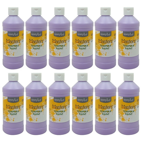 Little Masters® Tempera Paint 16 Oz., Light Purple, Pack Of 12