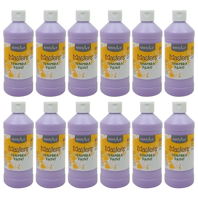 Little Masters® Tempera Paint 16 Oz., Light Purple, Pack Of 12