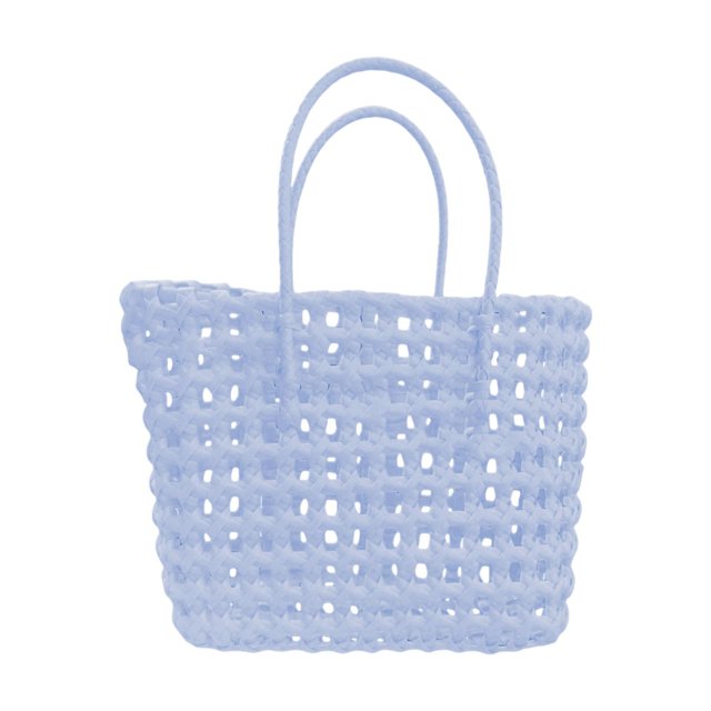 Bolso tejido, transpirable, impermeable, ligero, portátil y elegante con asa superior.