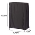 thumbnail image 4 of Large Birds Cage Cover Durable Lightweight Solid Parrots Sleep Helper Cover Black, 4 of 8