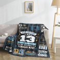thumbnail image 6 of 12th Birthday Present for Boys,Black 12th Birthday Decorations for Boys Blanket,12th Birthday Present Ideas for 12 Year Old Boys,12th Birthday Decorations Throw Blanket for Teen Son Grandson Nephew, 6 of 6