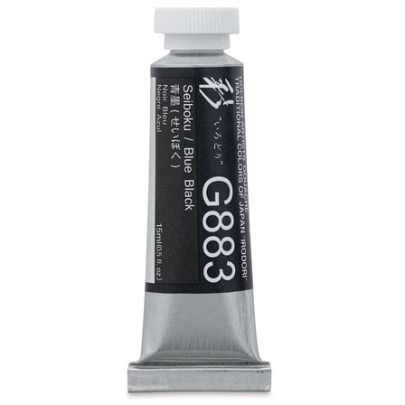 Holbein Irodori Artist Gouache - Blue Black, 15 ml, Tube