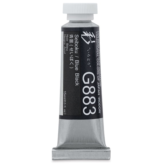 Holbein Irodori Artist Gouache - Blue Black, 15 ml, Tube
