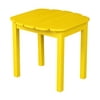 Adirondack Side Table, Yellow
