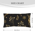thumbnail image 4 of Bingfone Christmas Gold Deers1 Printed Pillowcase 20x36 inches - Standard Pillow Cases with Envelope Closure,Gifts for Women Men, 4 of 9