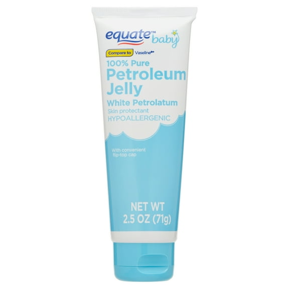 Equate Baby Petroleum Jelly Tube, 2.5 oz, Compare to Vaseline®