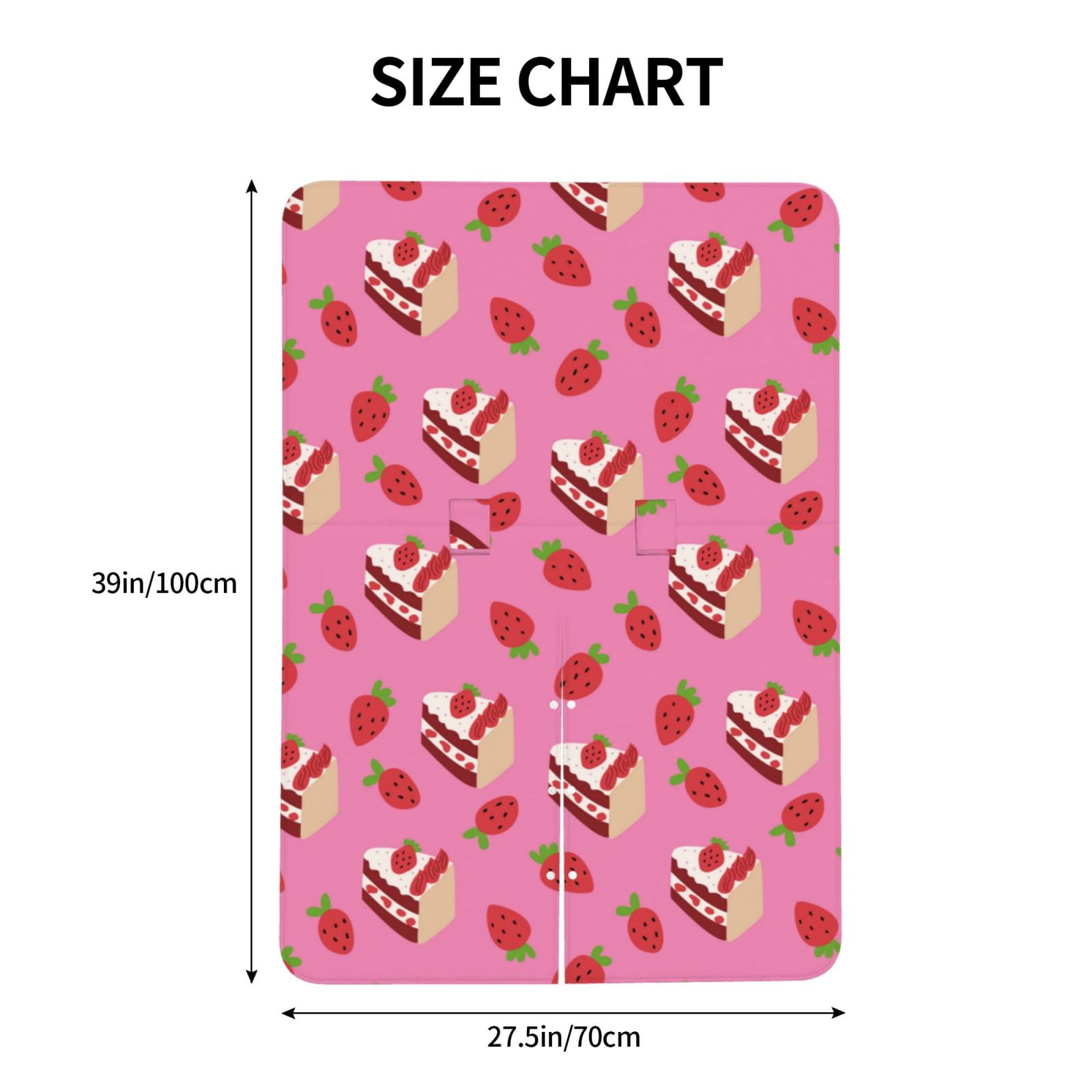 Naloa Strawberry Cake Baby Car Seat Cover, Breathable Baby Carrier Cover, Multiuse Baby Carrier Cover & Nursing Breastfeeding Cover