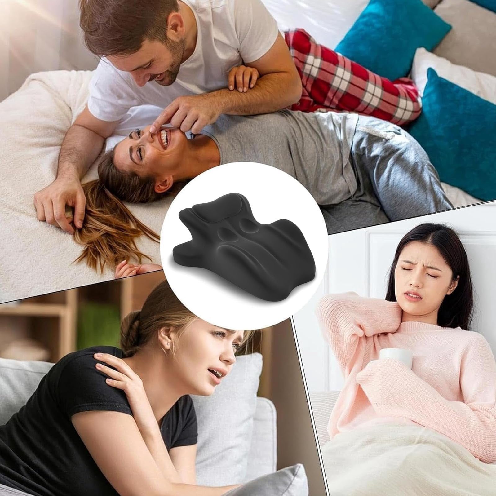 Memory Foam Wedge Pillow, Ergonomic 27-Degree Angle Support for Back, Neck & Legs, Multi-Use Lounger Cushion for Reading, Sleeping, Reclining – Removable Washable Cover