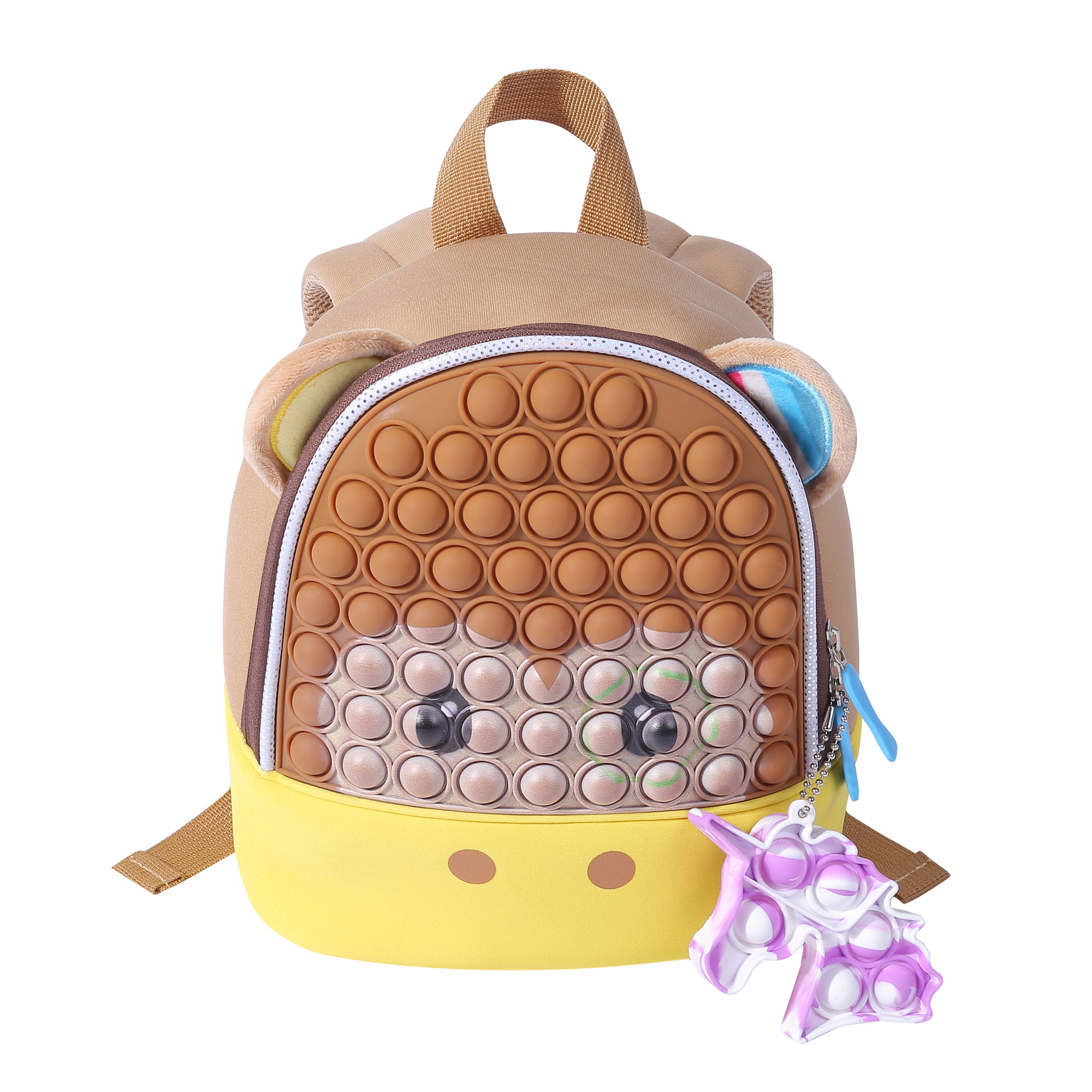 Teen Crossbody Bags Cartoon Cute Monkey Multi-Functional Satchel Handbag Fit for 15 Inch Computer Notebook MacBook