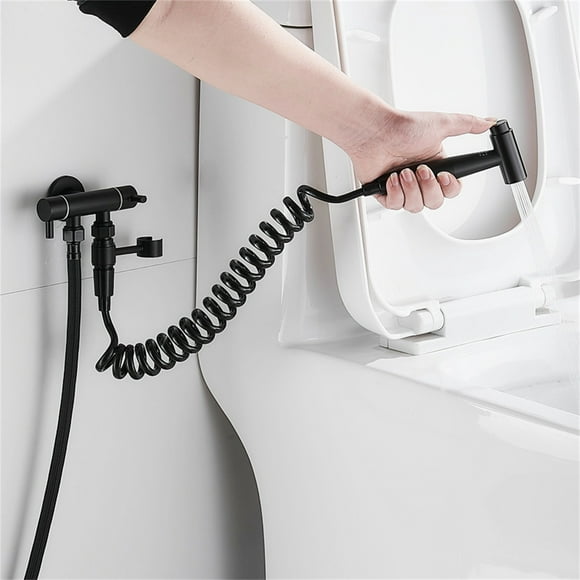Jiuaui Clearance Water Pipe Nozzle Black Toilet Spray Set With Pressurized One Bidet Showerhead