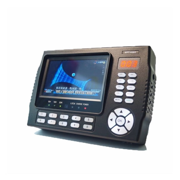 KPT-958H DVB-S2 MPEG4 HD Digital Satellite Finder Meter USB2.0 HD Output Sat Finder KPT-958H DVB-S2 MPEG4 Finder Meter 4.3 Inch Multi-function Monitor Of Star Finder ,Easy to Use