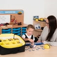 thumbnail image 3 of TTS 6 Pcs Robot Jouet de Codage Blue-Bot avec Sac de Rangement Ruche et Station d'Accueil Gratuite, Ensemble de Classe de Robot Éducatif STIM Programmable au Sol, 3 of 4