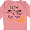 thumbnail image 4 of Inktastic I Love My Family to the Moon and Back Boys or Girls Long Sleeve Baby Bodysuit, 4 of 5
