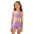 thumbnail image 2 of Swimsuits Girls Two Piece Swimsuits Set Quick Dry Swimwear with Adjustable Drawstring Bikini Bottoms Tankini Swimming Suits for Girls Size 5-14 Years, 2 of 5