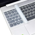 thumbnail image 3 of Universal Keyboard Cover for 12"-17" Laptop Notebook,Thin Silicone Waterproof Oil-proof Keyboard Cover Protector-Clear, 3 of 9