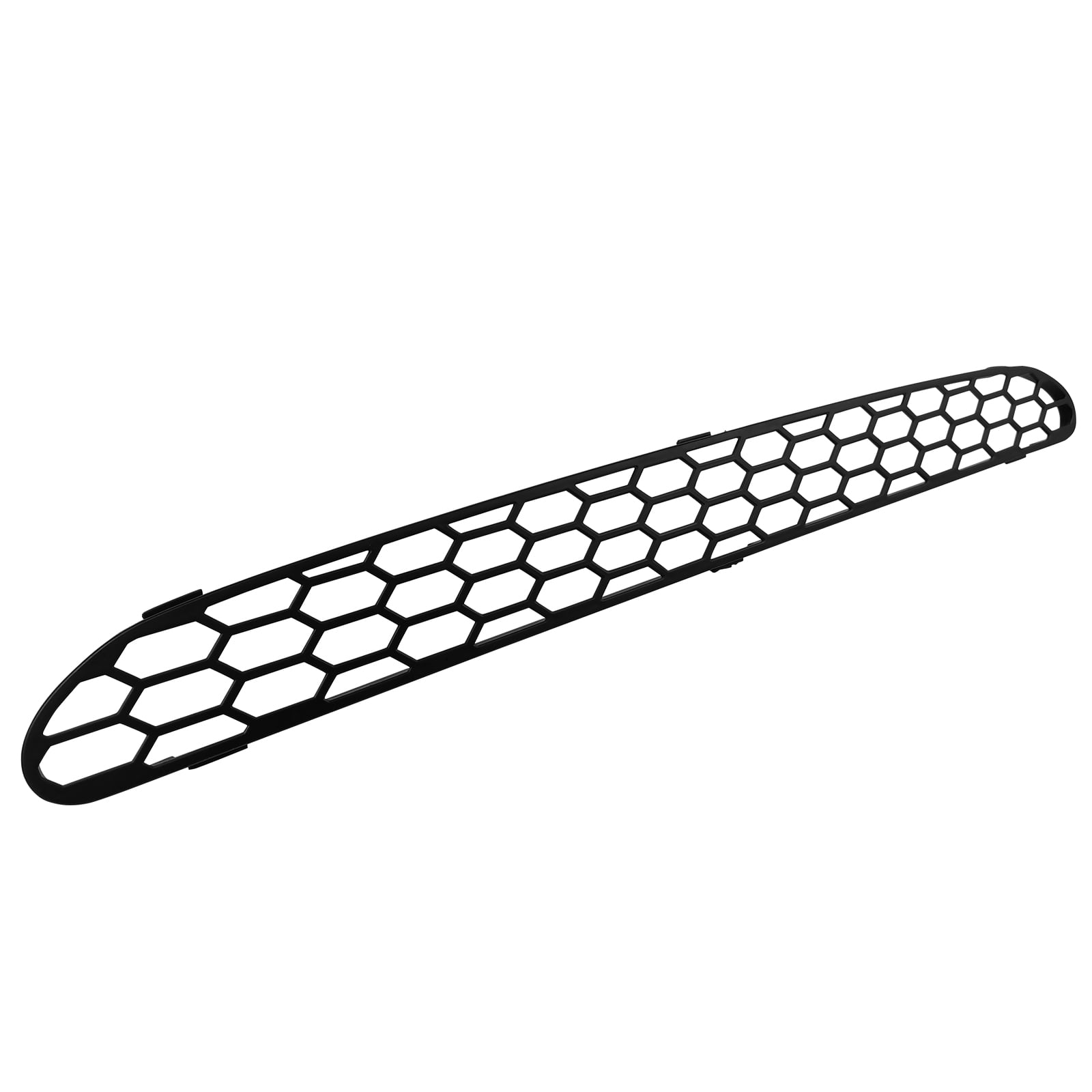 Ikon Motorsports Front Hood Air Vent Mesh Grille for 2015-2021 Subaru WRX & WRX STI 4th Sedan 4-Door Unpainted Black Polypropylene PP