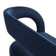 thumbnail image 6 of Accent Chair Bench, Midnight Blue, Velvet, Living Kitchen Cafe Bistro Hospitality Restaurant, Modern Contemporary Boutique HB35959, 6 of 9