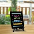 thumbnail image 2 of Team Work Makes The Dream Work! Table Sign with Acrylic Stand (6x8“) | Classroom & Home Decor, 2 of 7