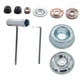 thumbnail image 3 of Cepillo de limpieza para cortacésped, herramienta de limpieza, cepillo fregador para entradas de vehículos, cortacésped eléctrico, accesorios de jardí Adaptador de 10 piezas, 3 of 8