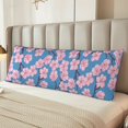 thumbnail image 5 of Naloa Orchids Flowers Super Soft 20x60 Body Pillow Case,Long Side Hidden Zipper（PILLOWS ARE NOT INCLUDED）, 5 of 6