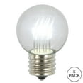thumbnail image 2 of Vickerman Pure White Glass G50 Transparent LED Replacement Bulb, 5 per Box, 2 of 2