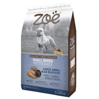 Zoe Small Breed Dry Dog Food Chicken Quinoa and Black Bean Recipe 3 pack