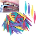 thumbnail image 1 of 100pcs Dental Rubber Bands Placers, Elastic Band Placers Orthodontic Placers Tool for Braces Bands Multi?Color, 1 of 8