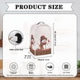 thumbnail image 6 of HELLHERO Proof Stain Food Processor Cover with There is only one dust cover Stylish 15.94"H x 9.45"L x 7.28"W, Snowman, 6 of 6