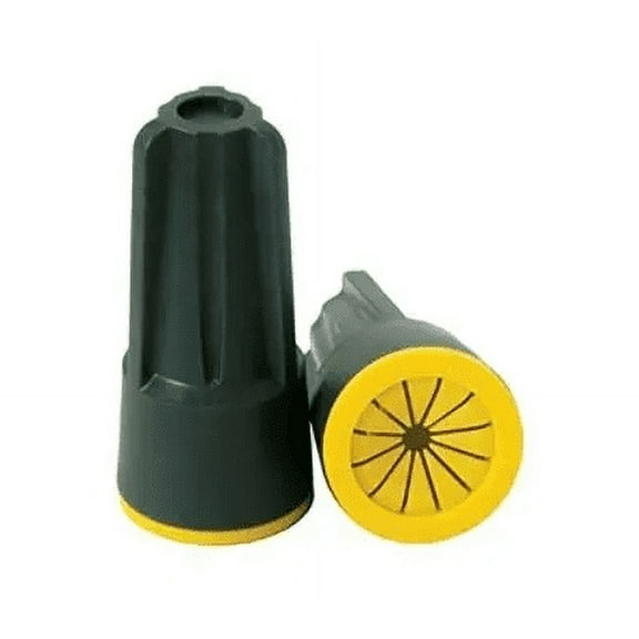 King Innovation Blazing TwistLoc Gray/Yellow Wire Connector, Pack of 100
