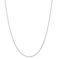 thumbnail image 1 of 14K White Gold chain Spiga (Wheat) Diamond-cut 18 in 1 mm, 1 of 5