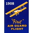 thumbnail image 2 of Retrotravel 25x32 Gold Ornate Wood Framed with Double Matting Museum Art Print Titled - 1908 First Air Guard Flight, 2 of 4