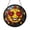 Acrylic 3.5 Inch, variant on Fantasy Heart Eyes Emoji Stained Glass Window Decor – Handmade Round Hanging Art