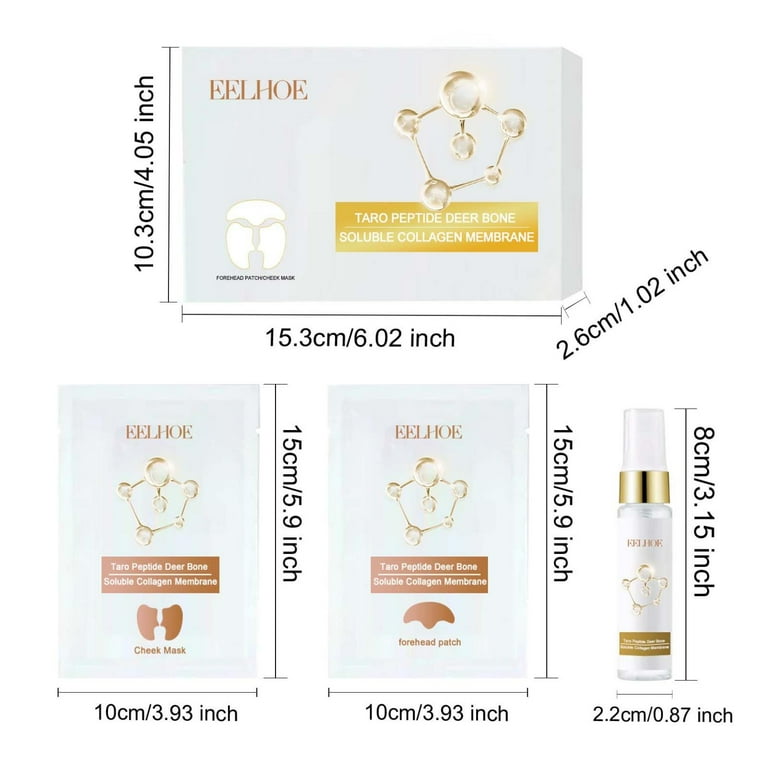 Gzwccvsn Spiral Peptide Deer Bone Collagen Essence Kit,Nano
