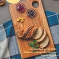 thumbnail image 2 of Handcrafted Acacia Wood Reversible Cutting Board – Medium Rectangle Chopping Board – 9 Inch Wide x 15 Inch Long – Durable Wooden Board for Vegetables, Fruits, and Everyday Kitchen Use, 2 of 6