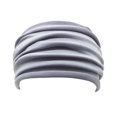 thumbnail image 1 of RV Diadema elástica para mujer, envoltura suave para la cabeza, diadema ancha elástica, diadema de Yoga, turbante gris Sailing Electrónica, 1 of 5