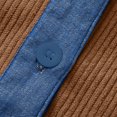 thumbnail image 6 of Women Denim Lapel Waffle Sweater Long Sleeve V Neck Button Down Pullover Knit Polos Shirt Casual Fall Outfits, 6 of 6