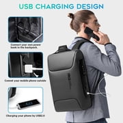 BANGE Anti Theft Backpack,Business Backpack with USB Charging Port, Slim Laptop Backpacks Fit for 15.6 INCH,Men Travel Backpack with Water Bottle Holder for Men and Women…