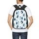 thumbnail image 4 of Balery Penguin Winter Fun Mochila para hombre y mujer - Tela Oxford 600D resistente - Gran capacidad, resistente al agua, ideal para la escuela, viajes y senderismo, 4 of 6