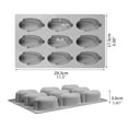 Mini Baking Pans Nonstick Baking Cake Pans Nonstick Letter Silicone