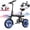 Black, variant on VIPDRIVE Electric Bike, 14" Folding EBike for Adults, 500W Peak Motor, 36V 7.8Ah Battery, 20MPH City Commuter E-Bike, Mini Ebike, LCD Display, UL2849