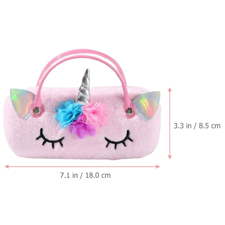 Plush Unicorn Glasses Case Handheld Eyeglass Case Sunglasses Case