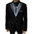 thumbnail image 1 of Alberto Nardoni Velvet Tuxedo Velour Blazer Sport Coat Jacket Available Big Sizes, 1 of 1