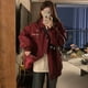 thumbnail image 2 of -Chaqueta Vintage Y2k para mujer, cortavientos Harajuku, ropa de calle, chaquetas Bomber de gran tamaño, moda coreana, primavera y otoño, 2 of 5