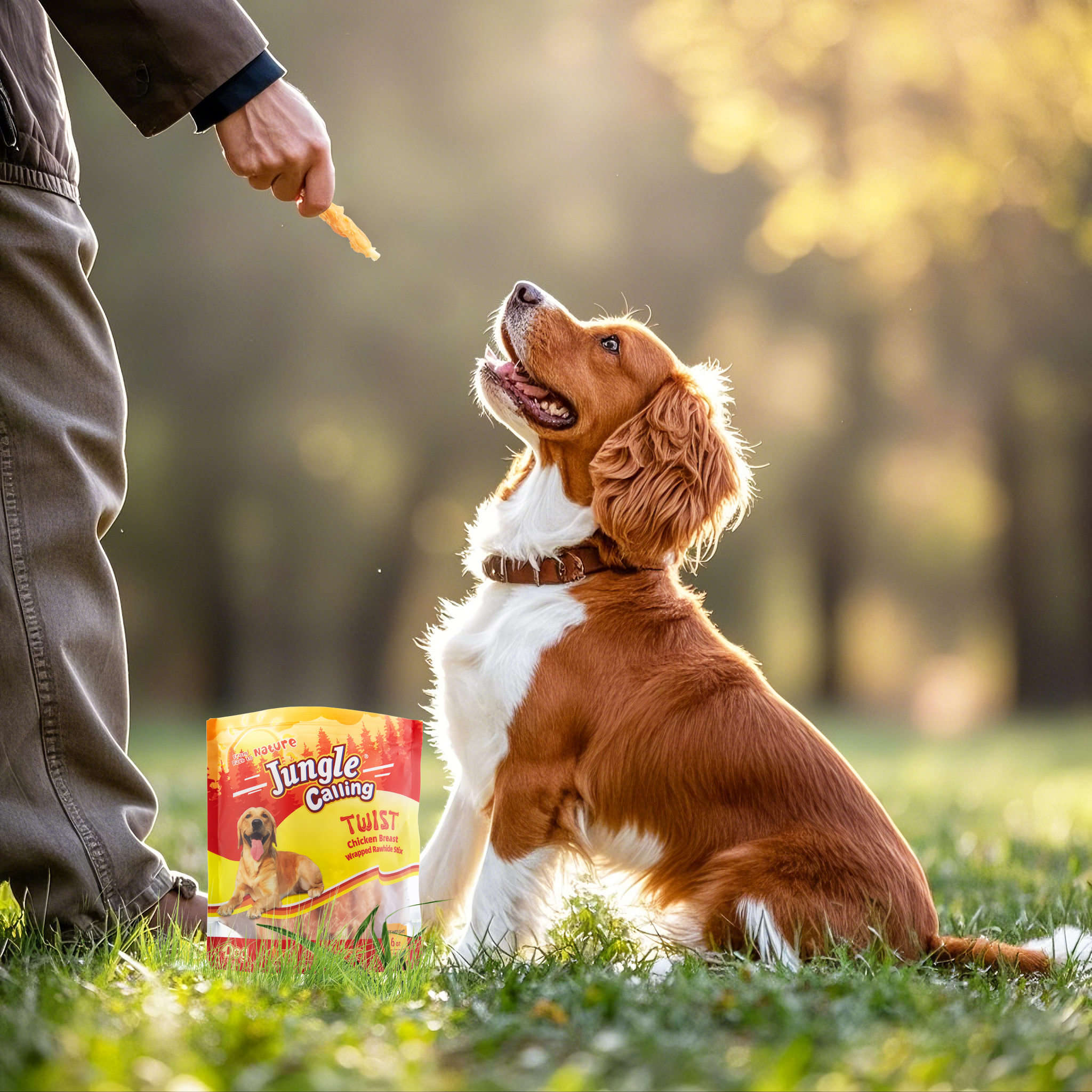 Jungle Calling Chicken Wrapped Rawhide Sticks Dog Treats, 6 oz photo 8