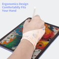 thumbnail image 4 of Guante de dibujo Spaseeba Artist Two-Finger S, color amarillo, 4 of 8